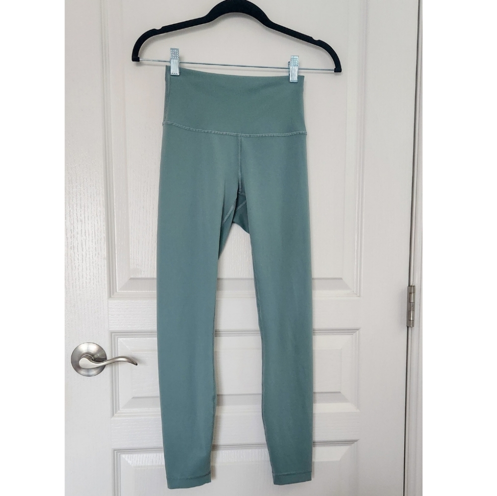 Lululemon Wunder Train High-Rise Tight Misty Glade 25" size 4